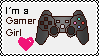 I'm a Gamer Girl - Stamp