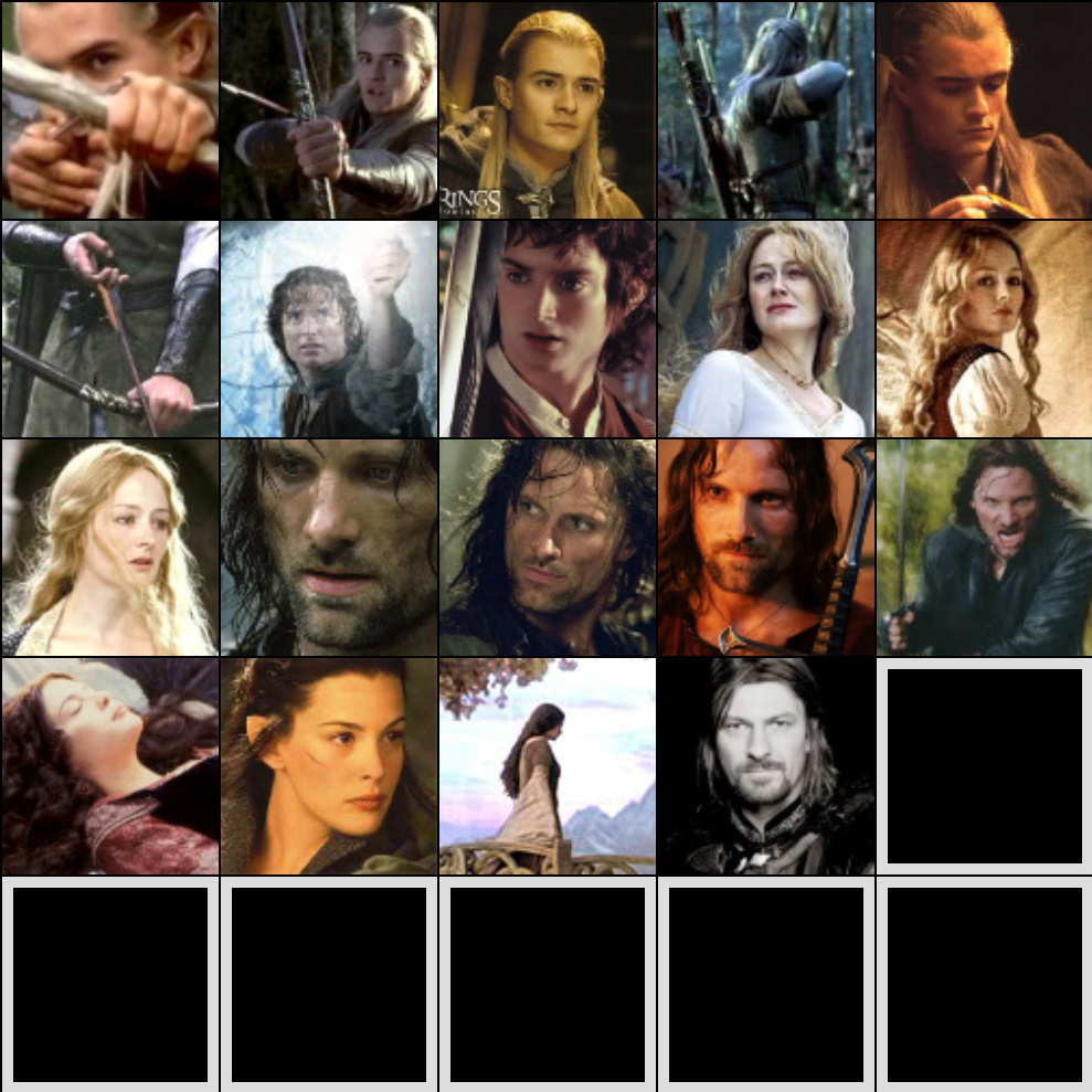 Lord of the Rings icon set