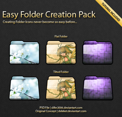 Easy Folder Creation Pack by Slifer2006 on DeviantArt