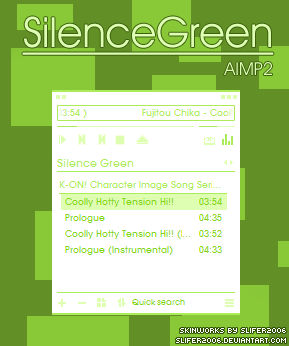 SilenceGreen for AIMP2