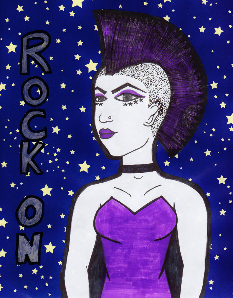 Rock Gal by Kandi4Never on DeviantArt