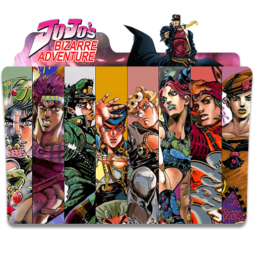 All JoJo Bizarre Adventures Parts Icon folder. by RohanKishibe on DeviantArt
