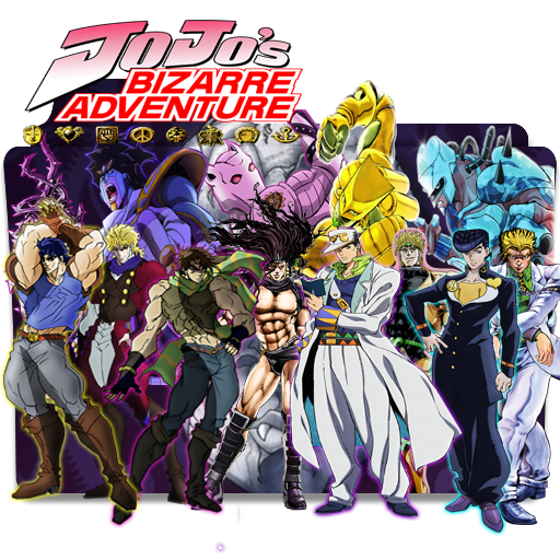 Jojo no Kimyou na Bouken Ougon no Kaze Folder Icon : r/animeicons