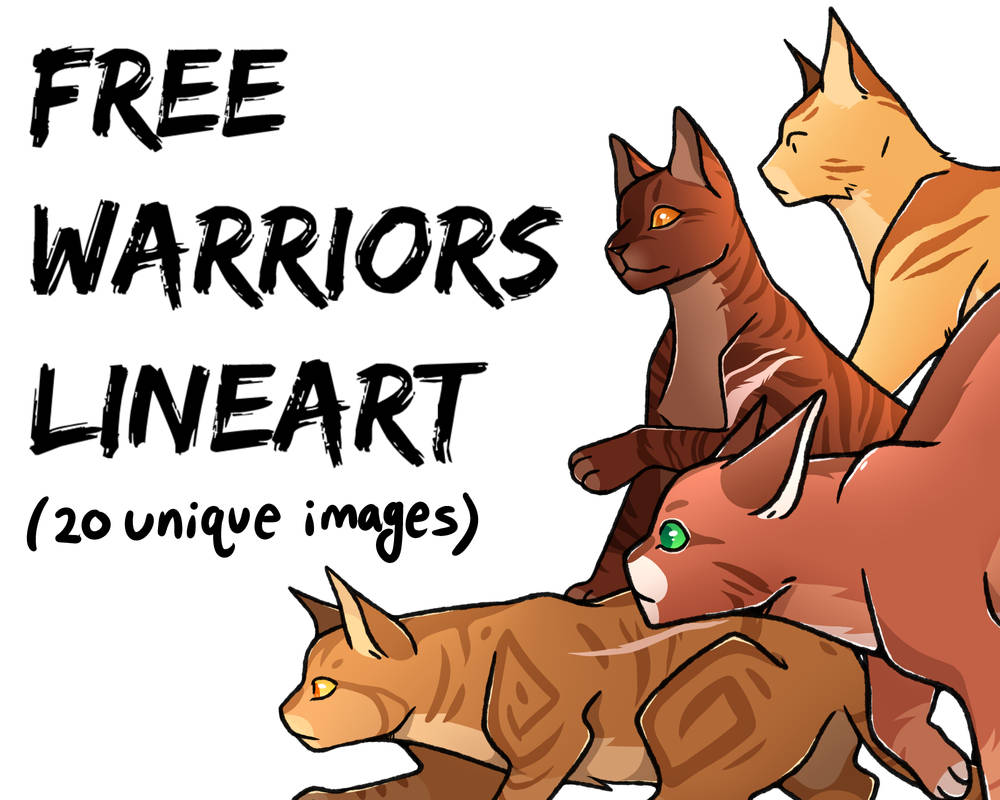 FREE Warriors Lineart Pack 1 by LexisSketches on DeviantArt