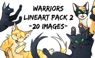 FREE Warriors Lineart Pack 2