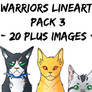 Warriors Lineart Pack 3