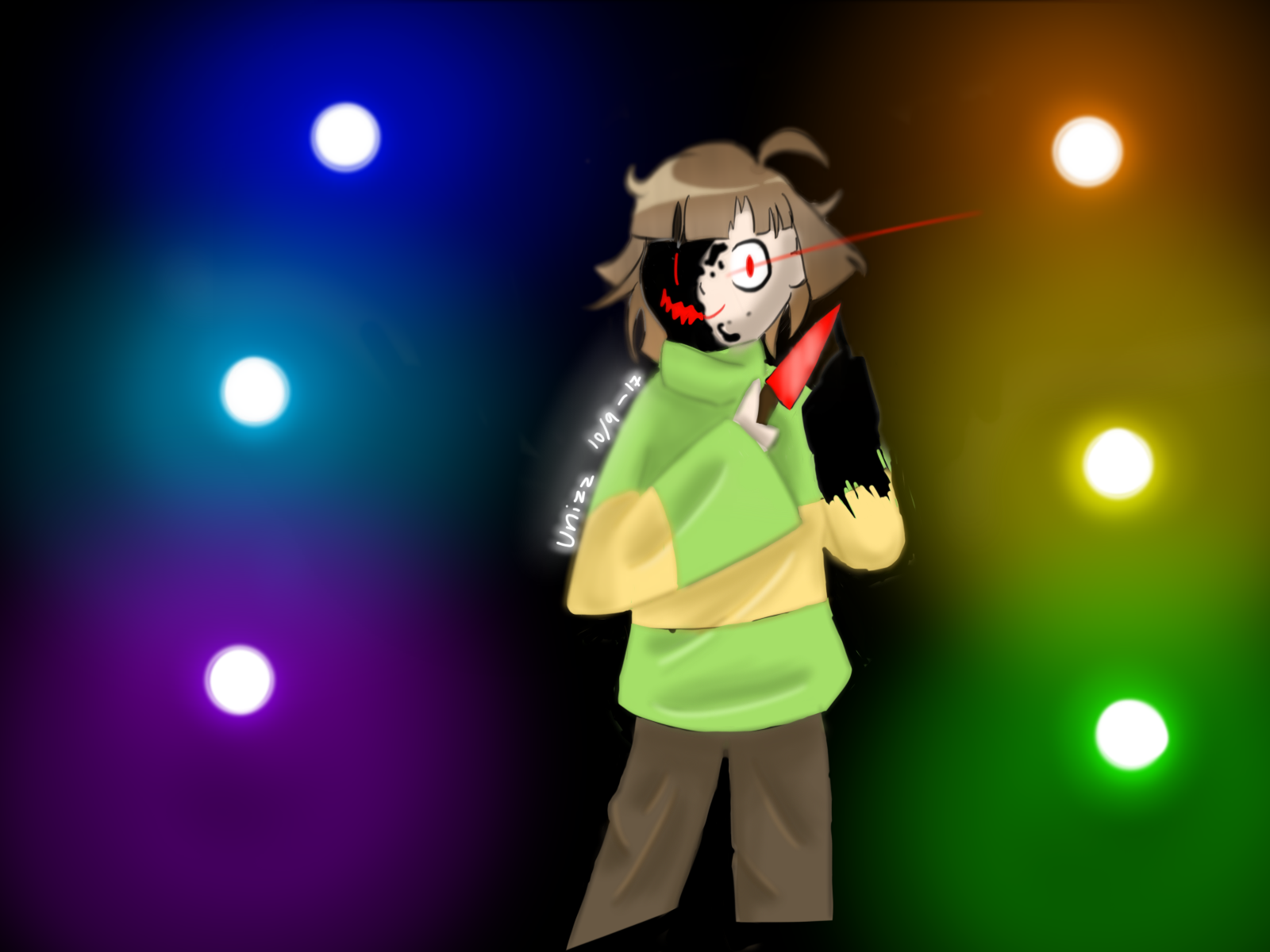 Glitchtale chara by Unicornzzie on DeviantArt