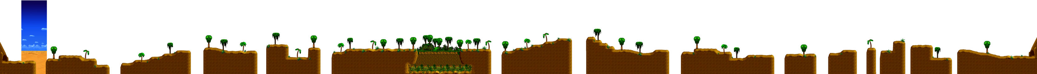 Desert oasis level by Phyreburnz