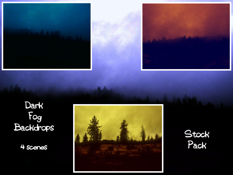 Dark Fog Backdrops Stock Pack