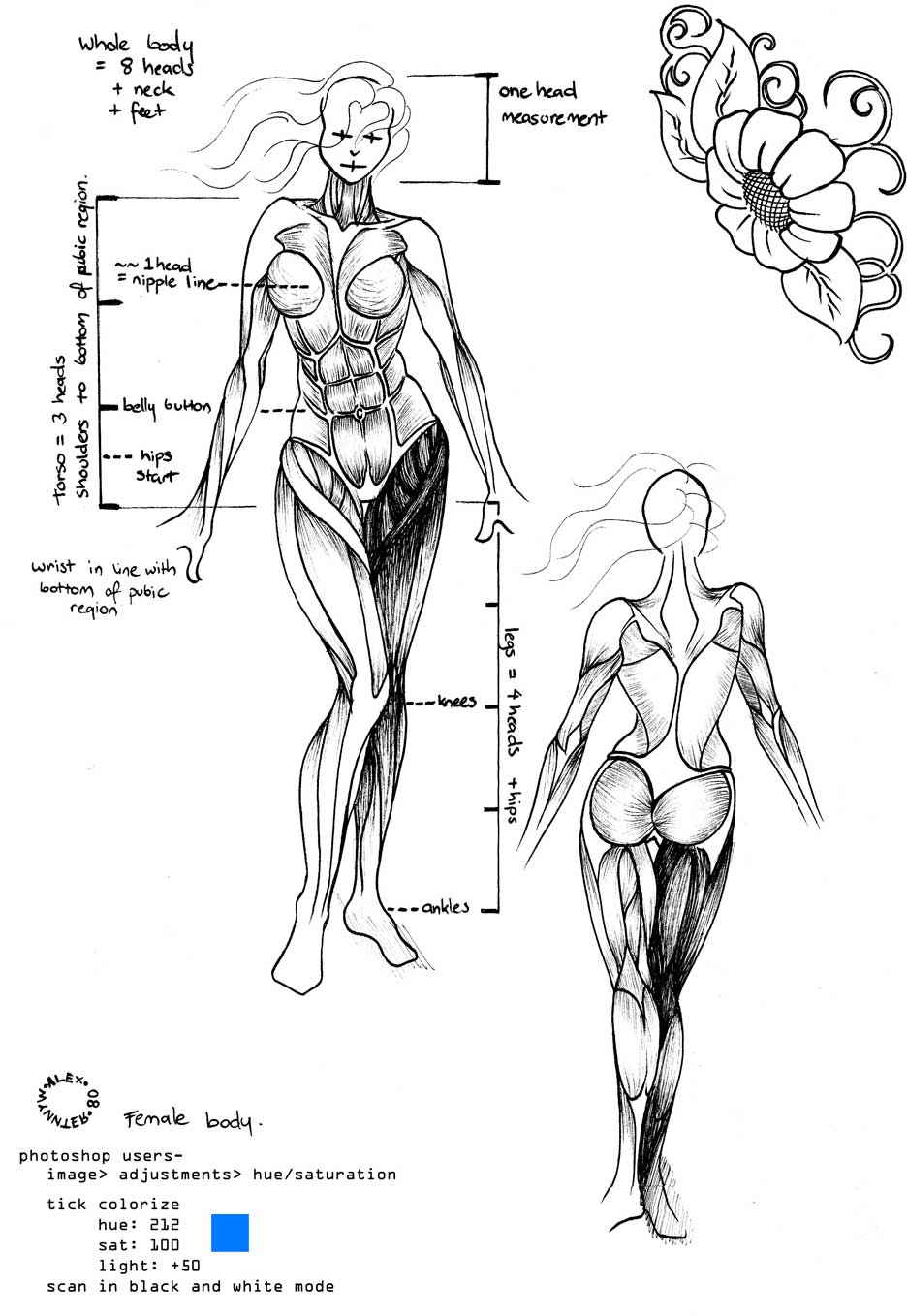 Full body reference used for Female MB