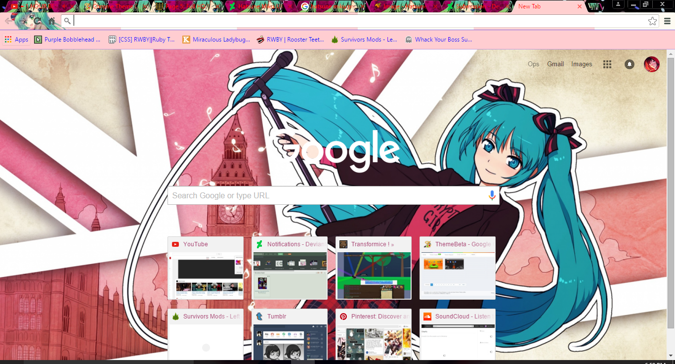 hatsune miku theme by OpsSham on DeviantArt