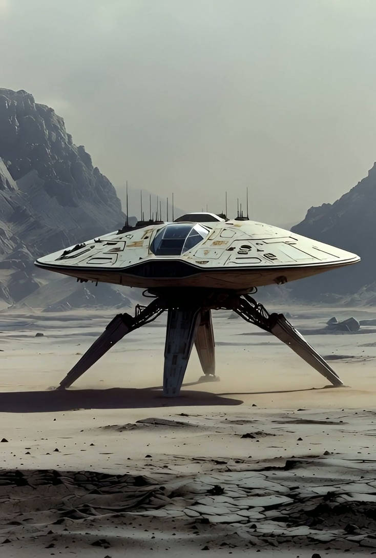 Alien exploration ship by BalthoDV on DeviantArt