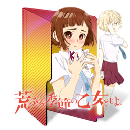 Araburu Kisetsu no Otome-domo yo - Anime Icon by ZetaEwigkeit on