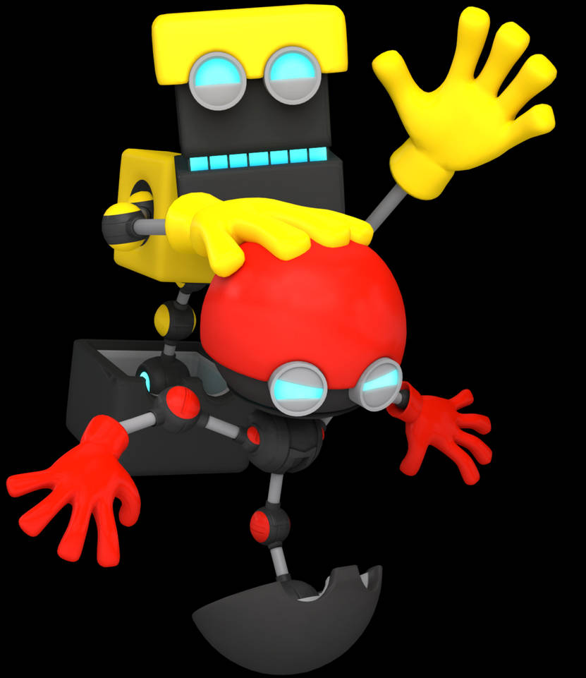 Self Demonstrating Character Page Orbot And Cubot By
