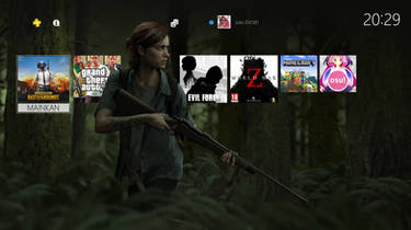 Rainmeter PS4Style v.3 TLOU2 By JulioEVOID