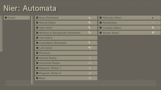Nier:Automata Cursor [Hack Edition] v2