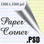 Paper Corner .PSD by kurshun