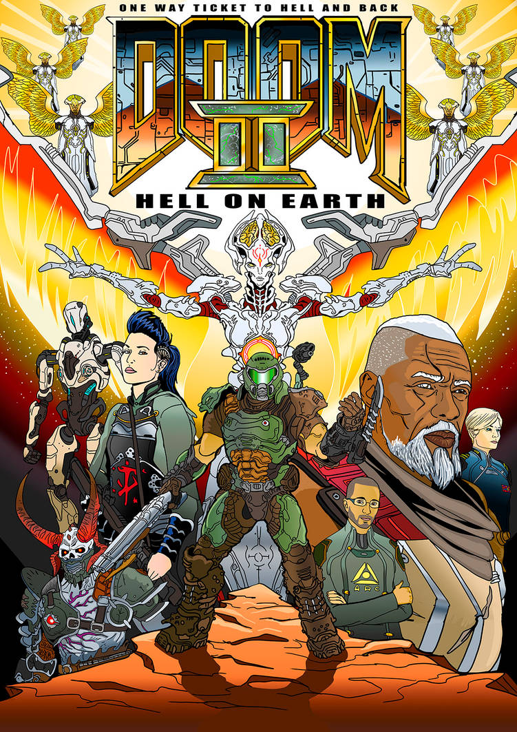 DOOM 2 Hell On Earth fan script by JarolTilap on DeviantArt