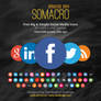 Somacro: 45 300DPI Social Media Icons