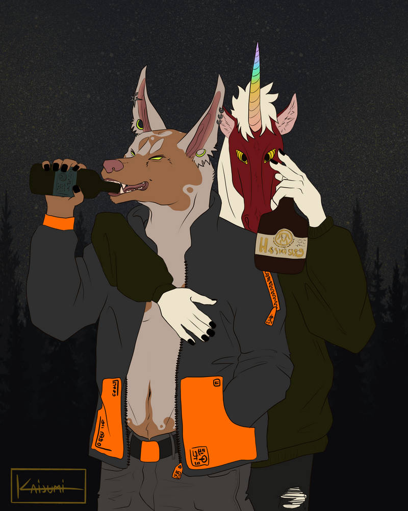 Canaan and Koh vibing by kaijumiart on DeviantArt
