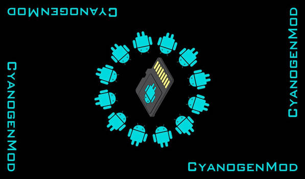 Bootanimation CyanogenMod Wheel-E02D [1024x600]