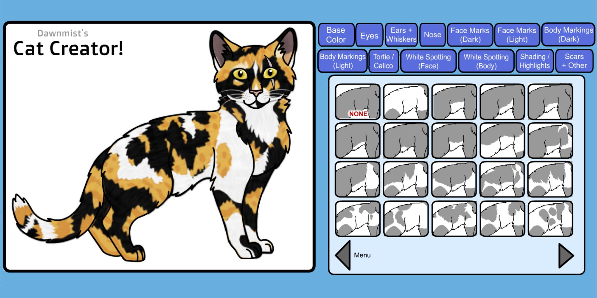 Create A Cat Game by theDawnmist on DeviantArt