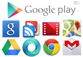 Google Play Icons
