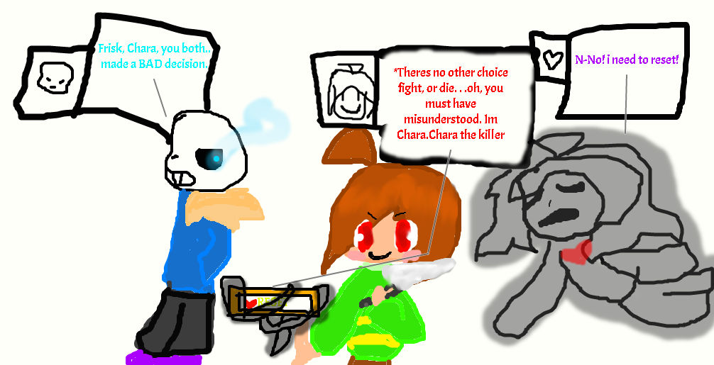 Undertale Genocide Run by EnderKittyDraws on DeviantArt