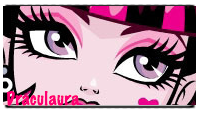 Draculaura stamp