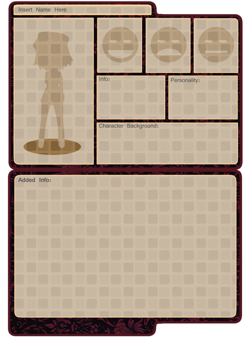 Character Profile Template By Kallen Black Knight On Deviantart