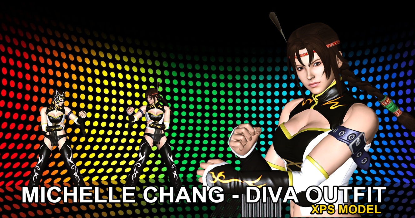 Michelle Chang - DIVA - TTT2  Mod (DOWNLOAD XPS)