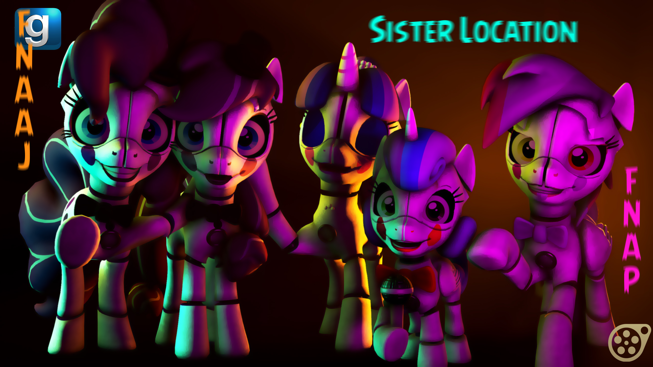 [DL]FNA AJ/pinkie's sister location ponytronics