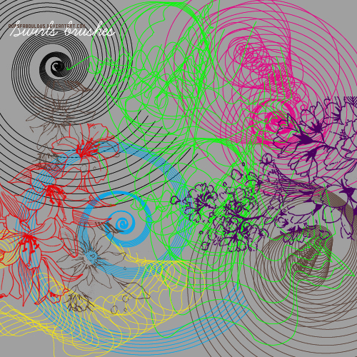 swirls brushes