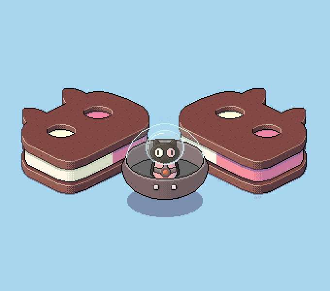 Steven Universe Cookie Cat Isometric Pixel Art By Adroitcell On