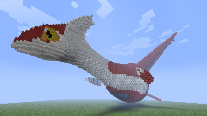 Latias Minecraft 3d Model By Flamingechoes On Deviantart