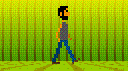 simple pixel walk cycle