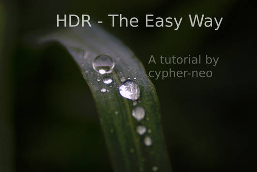 HDR - The Easy Way