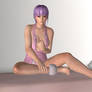 Pose - Ayane in 'Easing up to Bed'