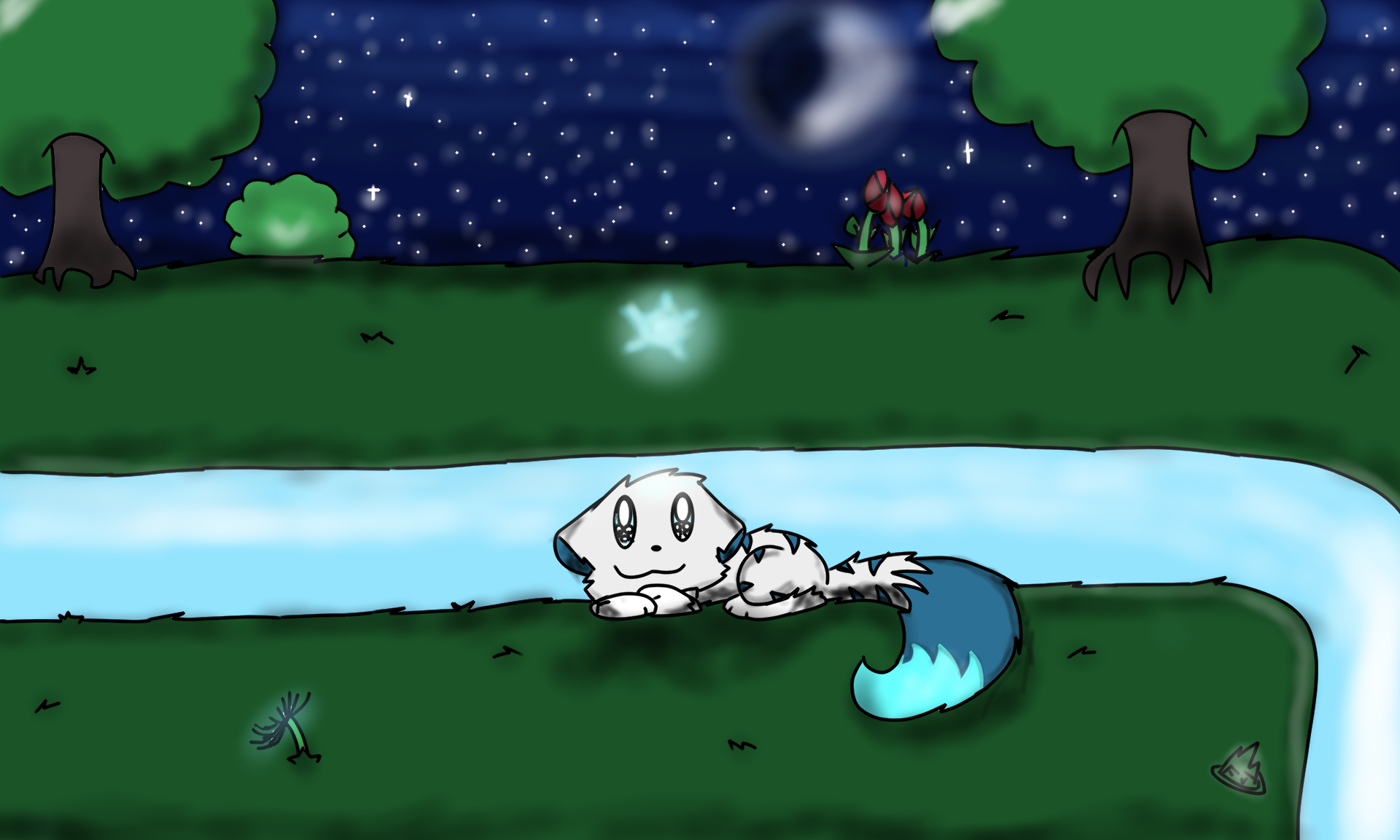 Starry night by fluffy-gloves on DeviantArt