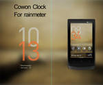 Cowon Clock for rainmeter