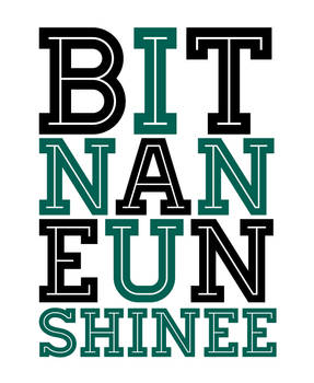 BITNANEUN SHINEE! (in white tshirt)