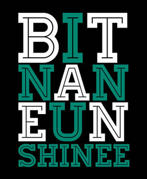 BITNANEUN SHINEE! (in black tshirt)