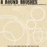 8 Round Brushes
