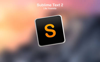 Sublime Text 2 Like Yosemite Icons