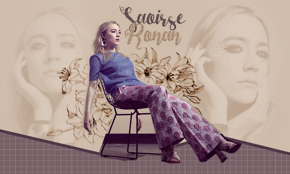 Saoirse Ronan PSD header by Efruse