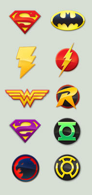 DC Comics custom icons