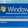 Windows 7 RC Watermark remover