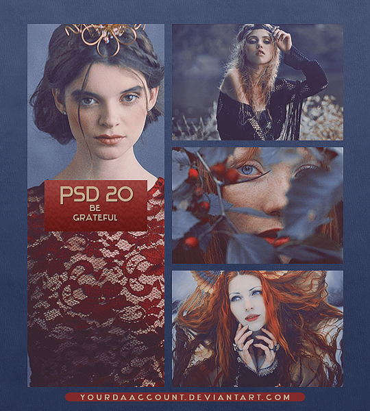 PSD 20 - Be Grateful by reeawhatever on DeviantArt