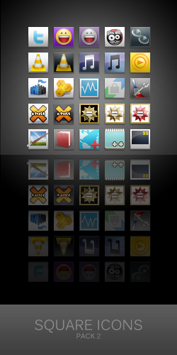 Square Icons for Win7-Shine 2