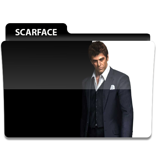 Scarface Icon Folder Scarface Movie Folder Icon by LeftRight on DeviantArt